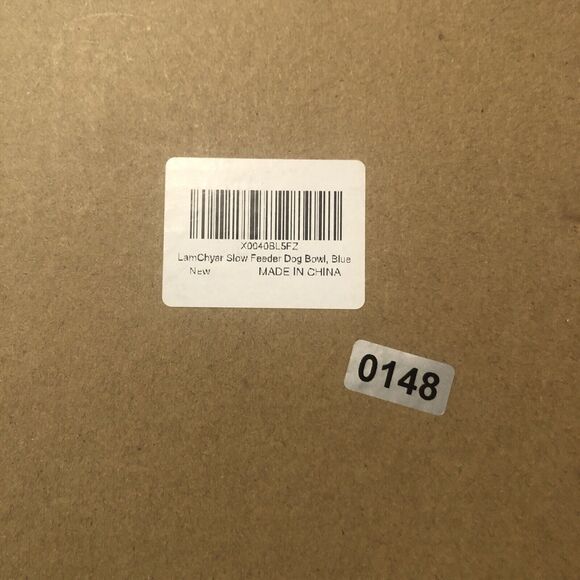 Dog Bowl Slow Feeder for Wet or Dry Dog Food, Go Slow Anti-Gulping Dog Dish, NEW - Picture 8 of 8